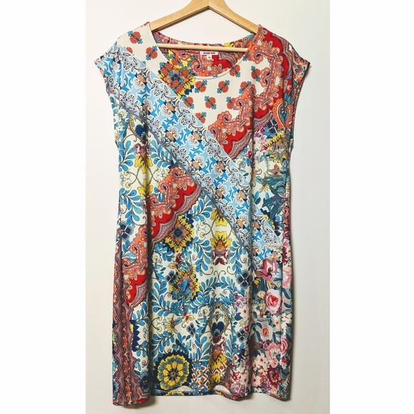 Johnny Was | Asbrie Multicolor Mini Dress - Picture 4 of 8